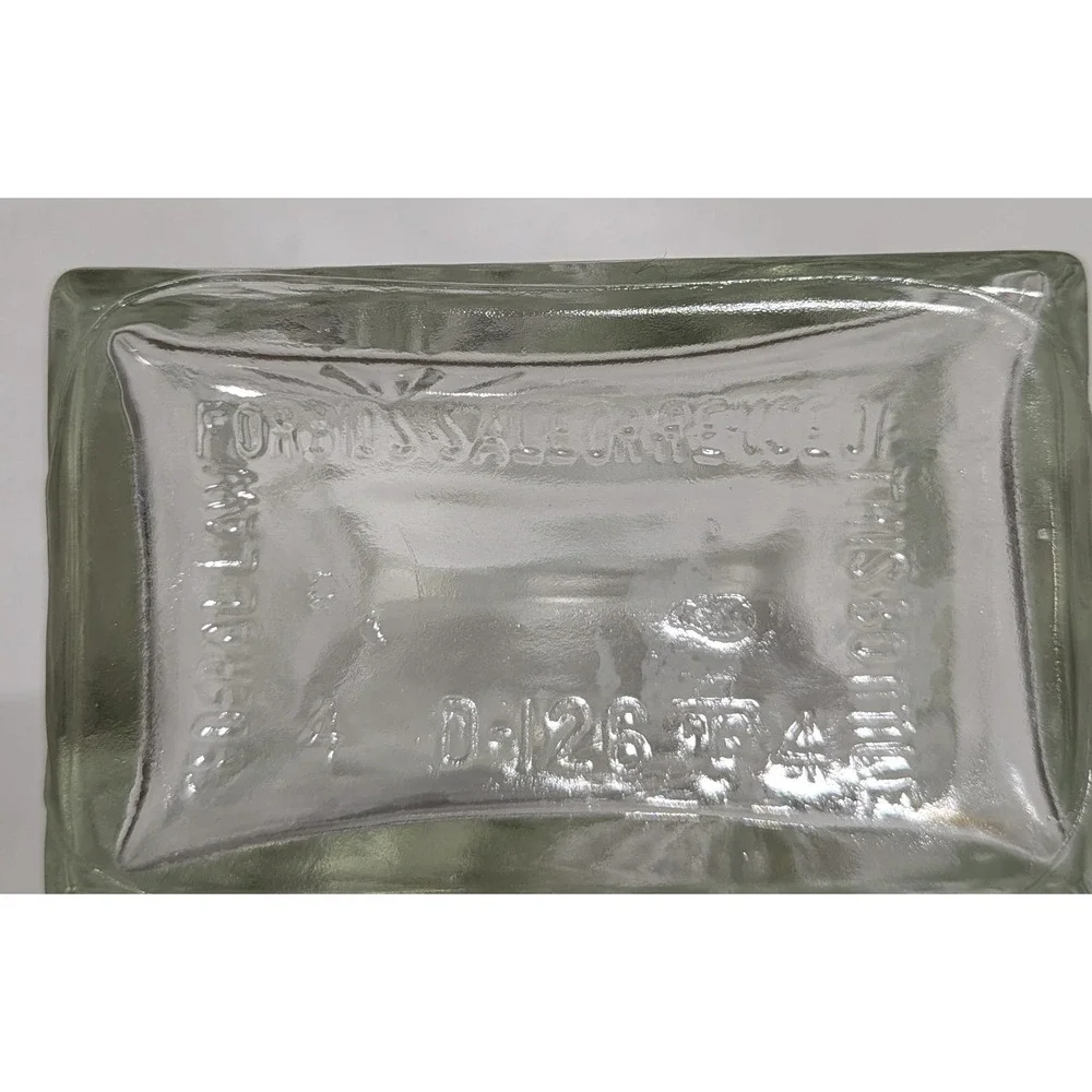 Vintage 1969 Thatcher Glass Seagrams Decanter Without Stopper D-126 9